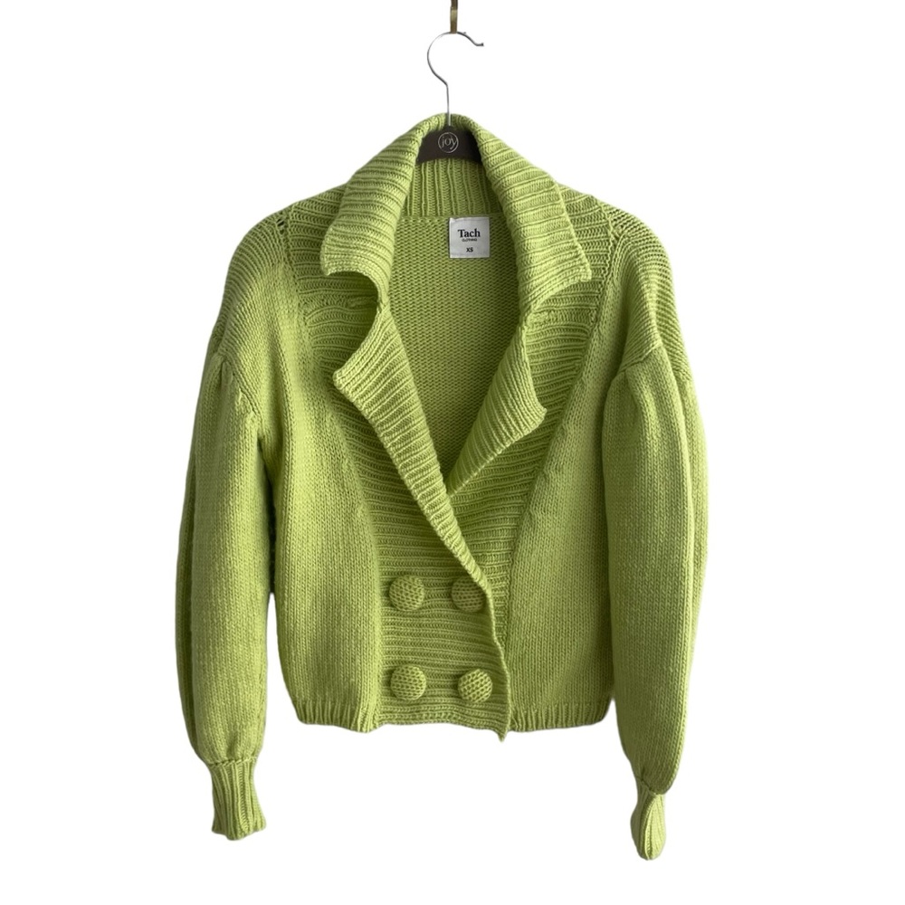 Tach Green Cardigan